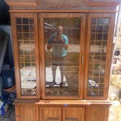 50 Year Old Vintage China Cabinet