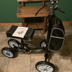 Knee Rollator Brand New Bless reach Knee Rollator Extra Large Seat, Large Storage Bag, Holds Up To 300 Pounds BRAND NEW