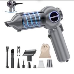 Car Vacuum Portable Cordless 20000PA High Power Mini Vacuum Cleaner 4-in-1 Compressed Air Duster Air