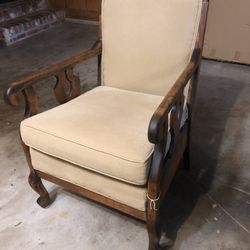 Antique Scroll Chair