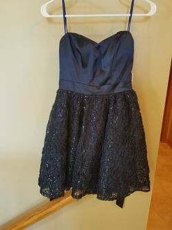 Size 3 Navy Blue special occasion dress