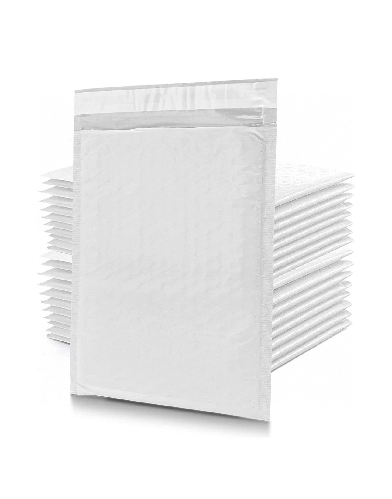 15-pack 11x17 White Protective Poly Bubble Mailers, (11x17) 15-PK, Water Resistant Mailer Envelopes, Puncture Resistant Mailing and Padded Shipping S