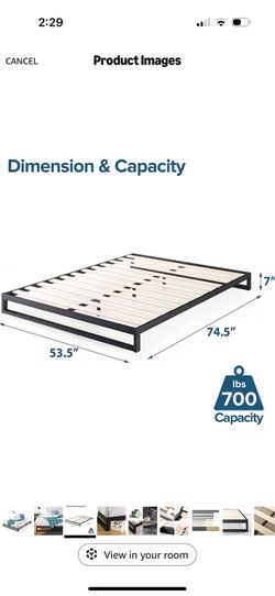 Full size bed frame