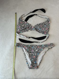 Ron Jon surf shop women’s bikini top bottom matching set beach vacation swimsuit