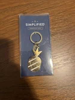 Pineapple Enamel Key Chain