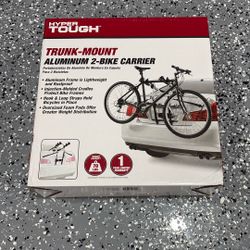 Hyper Tough Lightweight 70lbs,  Trunk-Mounted Aluminum 2-Bike Carrier for Cars/SUV/Trunk 10104052