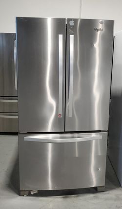 Whirlpool 3 Door Stainless Steel Refrigerator

