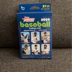 2020 heritage Baseball Hanger box. 27 cards