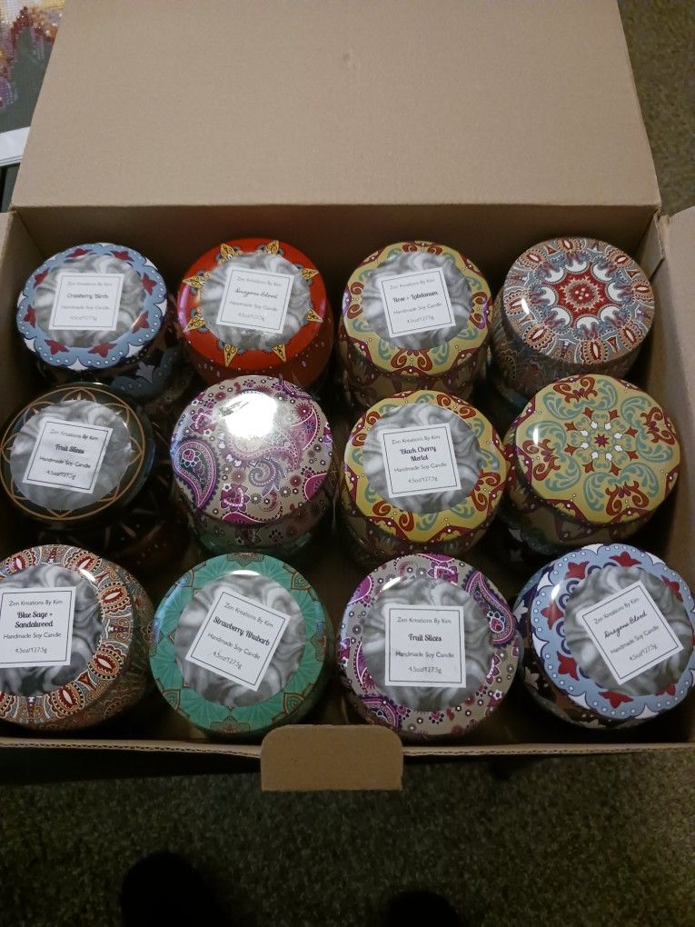 4oz Candles Hand Made