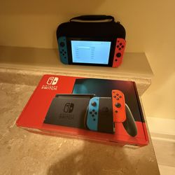 Nintendo Switch OG With Case