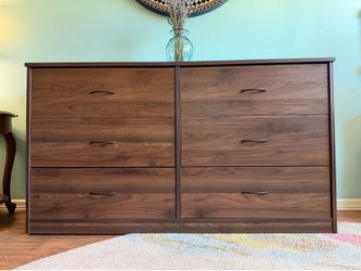 Wide 6 Drawer Dresser