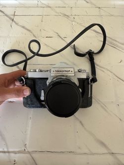 Nikon Nikkormat FT 35mm SLR Film Camera + 50mm f/2 Lens + Camera Bag