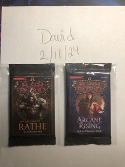 Flesh And Blood: Welcome To Rathe + Arcane Rising Booster Pack