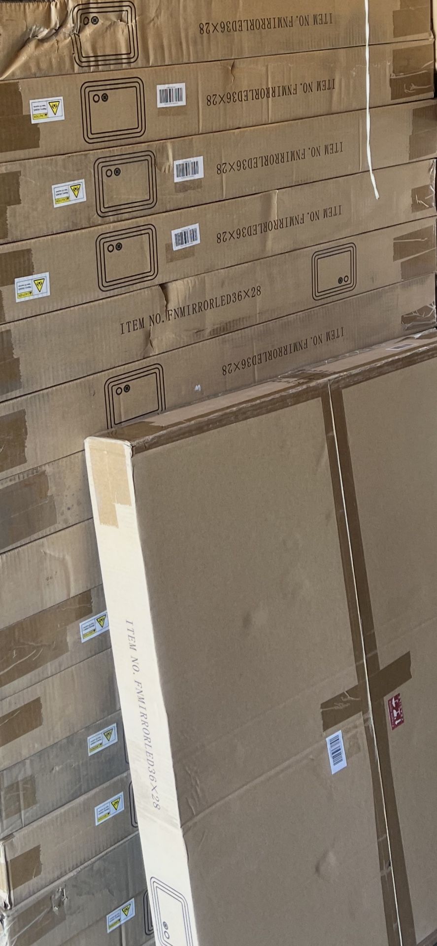 36 in x 28 in. Frameless Anti-Fog LED Wall Bathroom Vanity Mirror NEW IN BOX!! MANY AVAILABLE