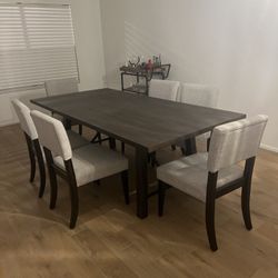 Dining Table With 6 Chairs 
