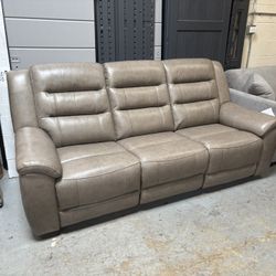 Leather Couch Recliner