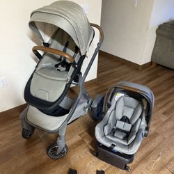 Nuna Grow Stroller and car seat 