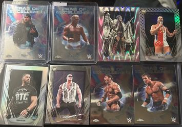 Topps Chrome WWE Trading Cards Lot