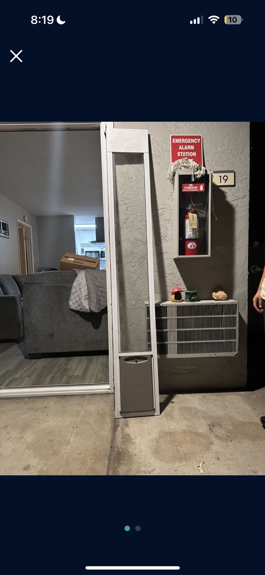 PetSafe White Aluminum Large Dog/Cat Door for Sliding door