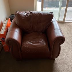 Brown Leather Chair