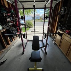 Max Gravity Squat Rack with full Attachments for Sale in Lincoln CA OfferUp