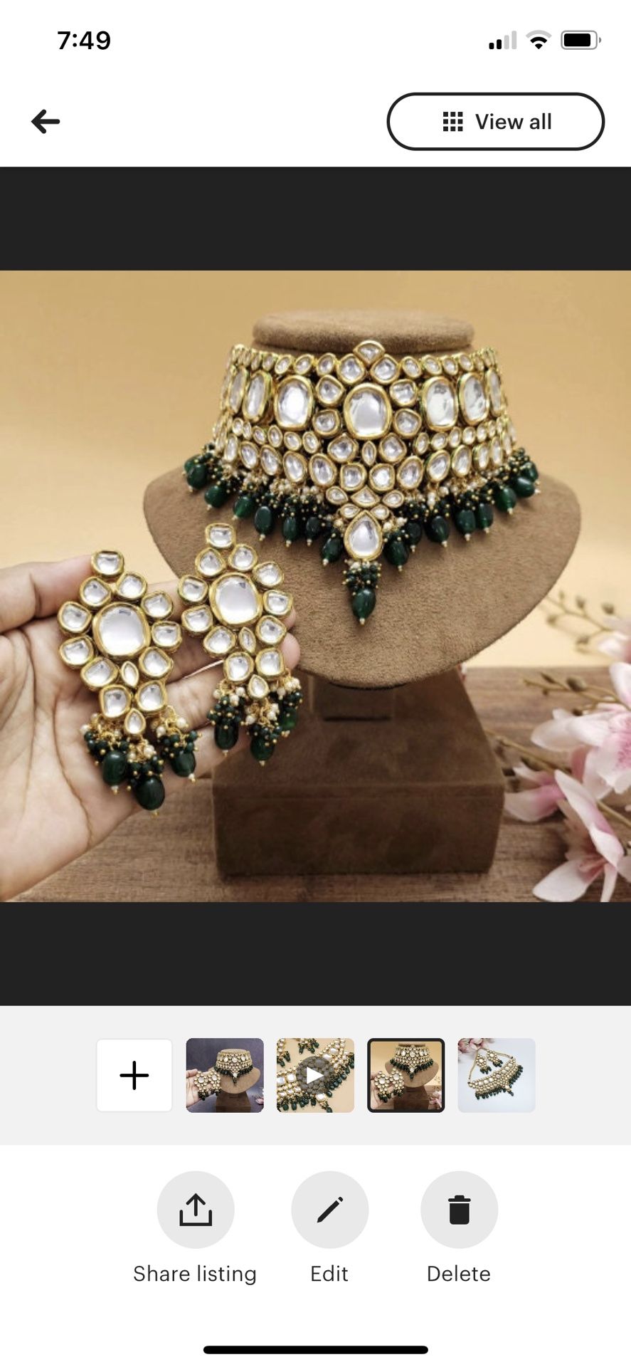 Kundan choker set