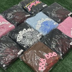 Sp5der Spider Spyder Hoodie Hooded Sweater Size Large XL Web Star Rhinestone Og Black V2 Sweatshirt Hood Bape Bathing Ape Red Camo Full Zip Up Jacket