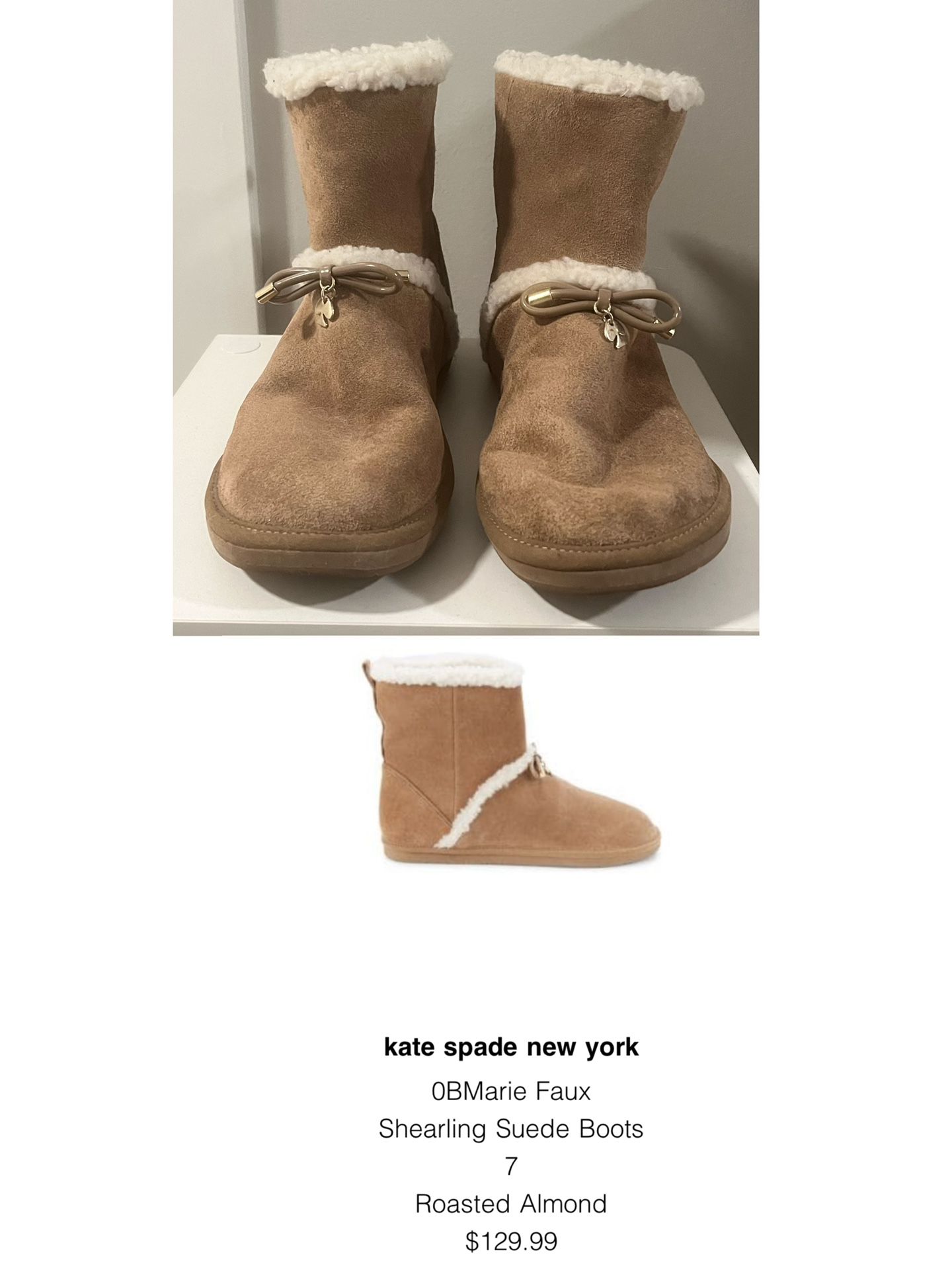 Kate Spade Snow boots 7