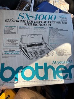 Brother electric typewriter