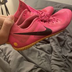 Used Pink Track Spikes, Cash Only