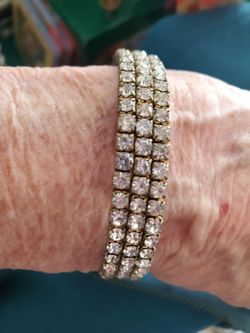 Rhinestone bracelet