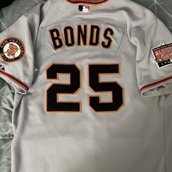Rare Barry Bonds SF Giants 2007 All Star Game Team Authentic Jersey 48 Extra Large Men’s 
