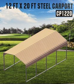 12 Ft X 20 Ft Steel Carport Brand New In Box