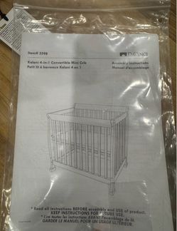Kalani 4-in-1 Convertible Mini Crib