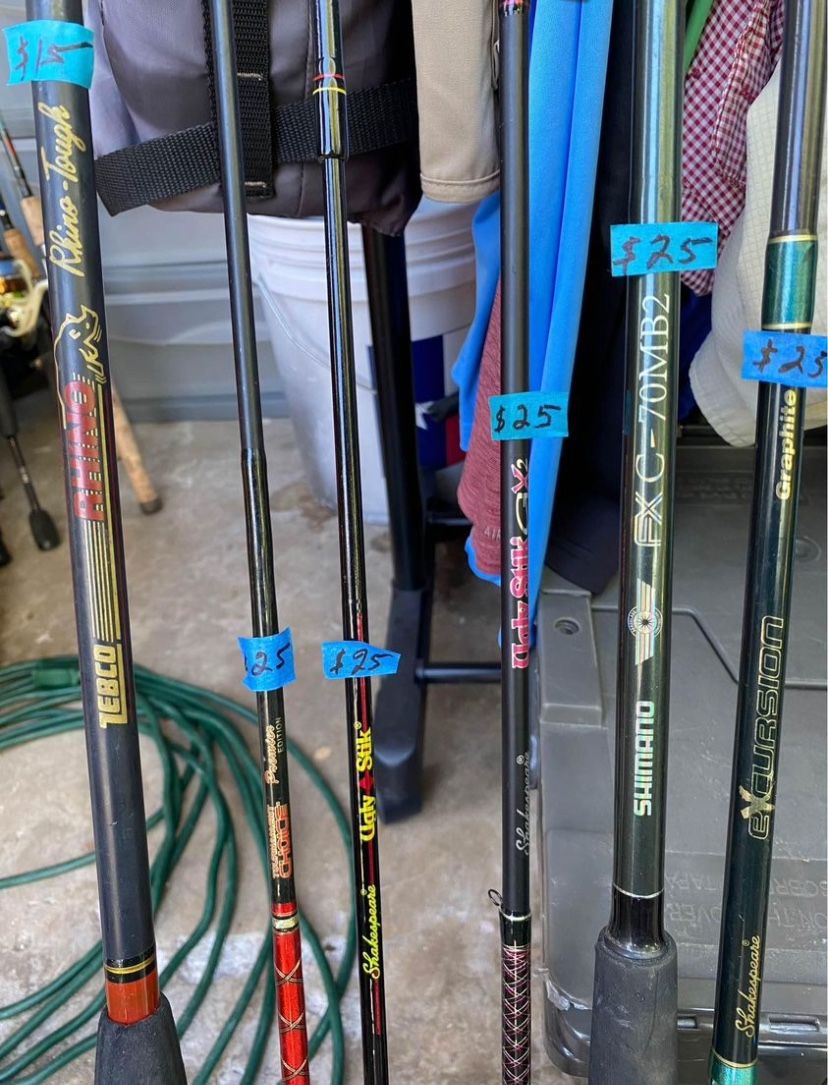 Single Baitcasting Fishing Rods