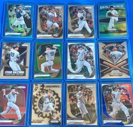 (#4) NEW YORK YANKEES LOT of 12 / 2020 Panini Prizm cards🔥🔥🔥 ( 9 inserts: Aaron Judge StarGazing, Giancarlo Stanton Silver wave & more!!!)🔥🔥🔥
