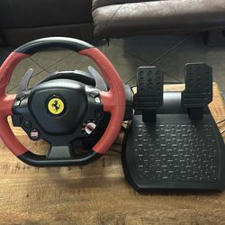 Ferrari 458 Spider thrustmaster steering wheel (Xbox one, Xbox x/s