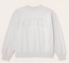 Parke x Target Women's Mockneck Pullover Sweatshirt Grey S/M NWT Viral Rare