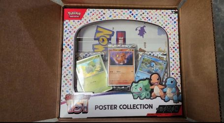 Pokémon Scarlet & Violet 151 Poster Collection Bulbasaur Charmander Squirtle