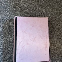 Pink ottoman 