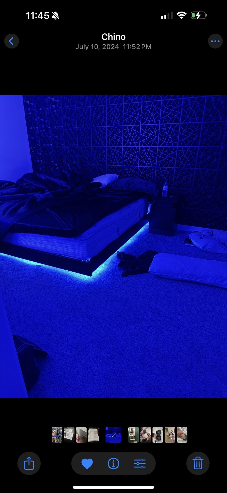 King Size “floating bed” Frame