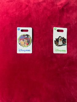 Disney Parks Enamel Pin Set of 2