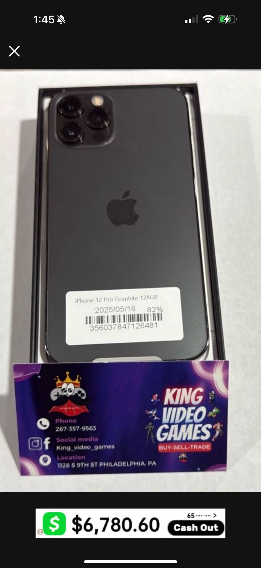 IPhone 12pro Max 128GB