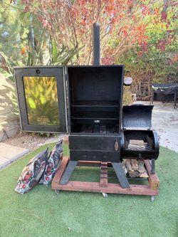 Custom Multi-Use Smoke Hollow Smoker (Offset, Electric, Cold Smoke Ready) PLEASE READ FULL DESCRIPTION, Smokai cold unit is an additional cost of $100