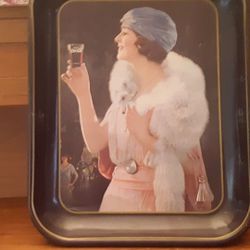 Vintage metal Coca-Cola tray