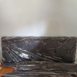 NEW SUEDE FULL SIZE BED FRAME 