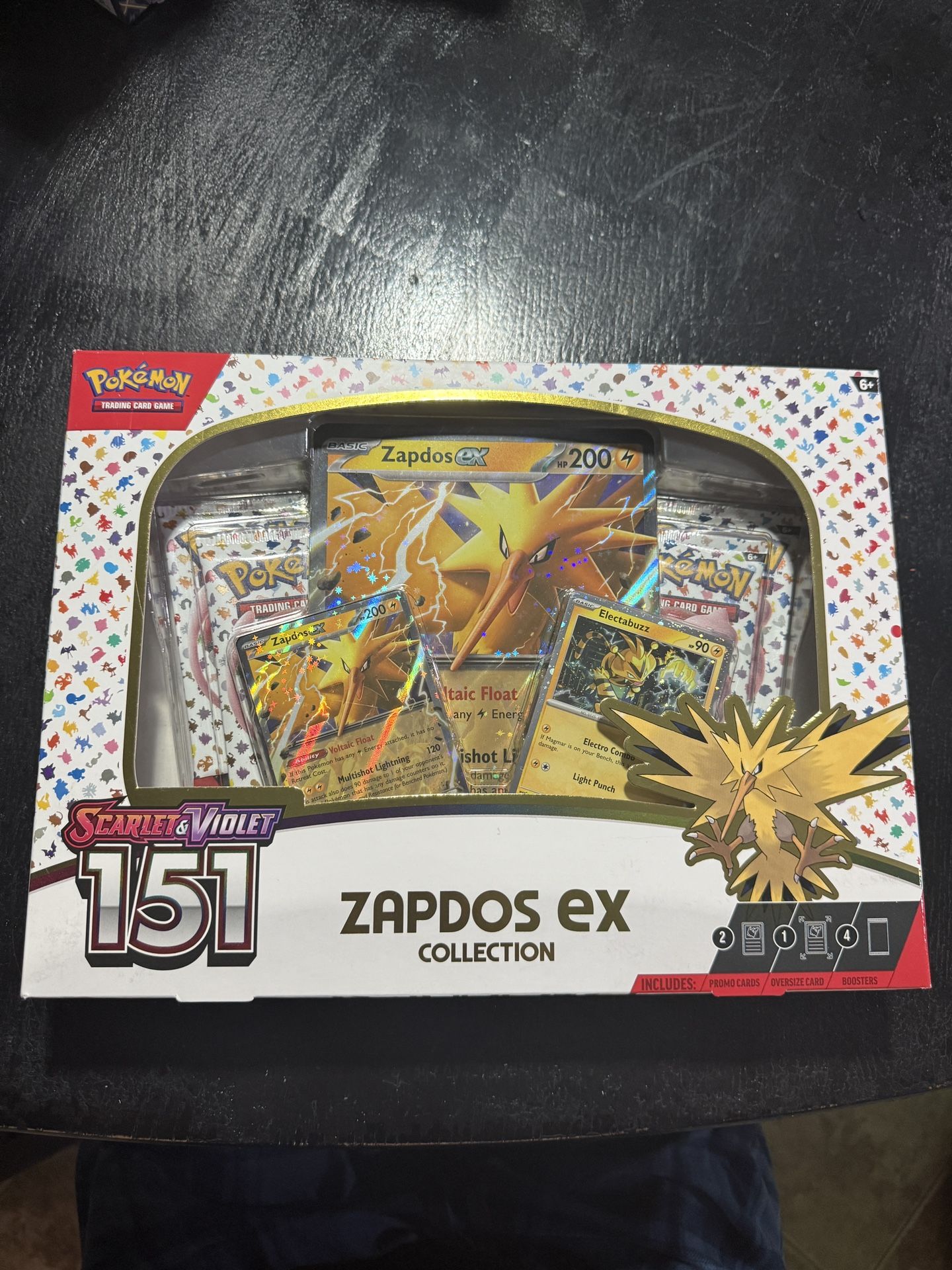 Pokemon Scarlet & Violet Zapdos Ex Collection Box
