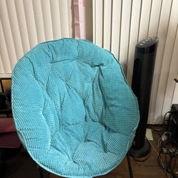 Teal Saucer chair, Adult Size