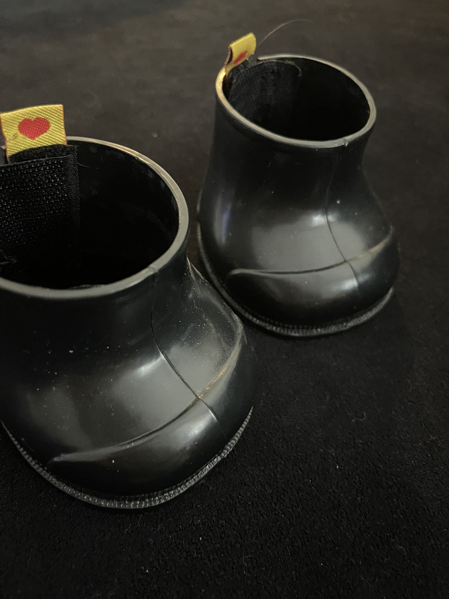 Build-A-Bear Workshop Black Rubber Boots - BAB Shoes Teddy Bear Accessories
