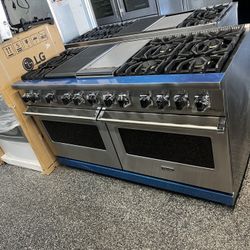 Viking Stainless Steel 60” Range Stove Griddle Grill Dual Fuel 